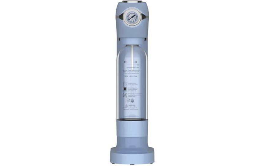 Сифон для газування води з манометром блакитний ViO SodaBoom SB-7006 bluemarine 101698 фото