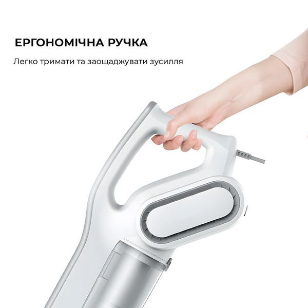 Пилосос Deerma 600 Вт stick vacuum cleaner cord white DX700 101287 фото