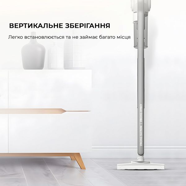 Пилосос Deerma 600 Вт stick vacuum cleaner cord white DX700 101287 фото