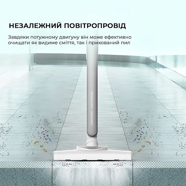 Пилосос Deerma 600 Вт stick vacuum cleaner cord white DX700 101287 фото