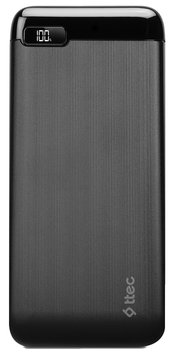 Універсальна мобільна батарея Ttec 20000mAh PowerSlim Black 2BB184S 101351 фото