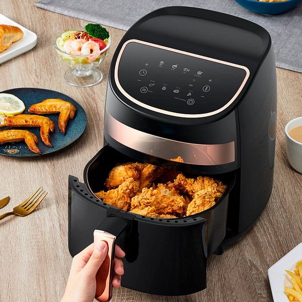 Мультипіч Deerma 1000 Вт air fryer KZ100 DEM-KZ100 101277 фото