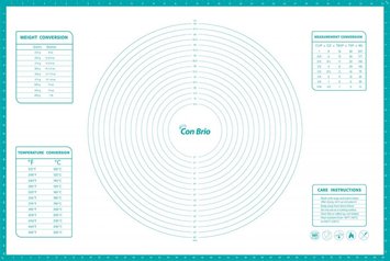 Силіконовий килимок Con Brio 61х91 см бірюзовий CB-681 411374 фото