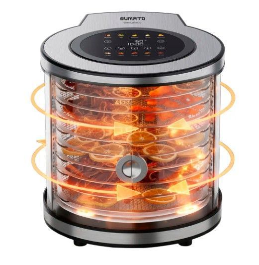 Сушарка для овочів та фруктів 700 Вт SUMATO SU-04FD01 101680 фото
