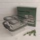 Набір контейнерів скляних VT-161014 Element Grey Vittora 101773 фото 3